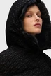 Жіноча чорна куртка з візерунком flock Karl Lagerfeld L A4W15042 - зображення 4