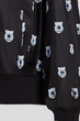 Жіноча чорна вітровка з візерунком Karl Lagerfeld x Darcel Disappoints Karl Lagerfeld S 241W1460 - изображение 5