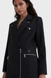 Жіночий чорний жакет BIKER BLAZER Karl Lagerfeld 40 A3W14044 - изображение 4
