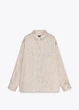 Сорочка Zara 12656 Бежевий з коричневим XL (3310) - изображение 2