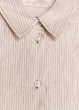 Сорочка Zara 12656 Бежевий з коричневим XL (3310) - изображение 4
