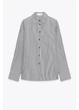 Сорочка Zara 12665 Білий з коричневим S (4786) - изображение 4