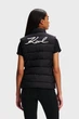 Жіночий чорний жилет LIGHTWEIGHT PUFFER GILET Karl Lagerfeld 40 246W1512 - зображення 3