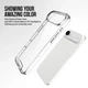 Силіконовий чохол SpaceAcrylic iPhone 17 Air (прозорий) (44391) - зображення 3