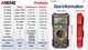 Мультиметр цифровой ANENG SZ304 AC/DC LCD Display Red (44383) - изображение 2