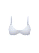 Сітчастий комплект білизни Victoria's Secret Push-Up бюст та трусики хіпхагери 1159864081 (Блакитний 34B/S) - зображення 4