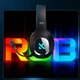 Навушники MCHOSE G9 Pro White Бездротова Ігрова Гарнітура, Знімний Мікрофон, RGB Підсвічування, Обємний звук 7.1 - зображення 6