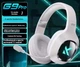 Навушники MCHOSE G9 Pro White Бездротова Ігрова Гарнітура, Знімний Мікрофон, RGB Підсвічування, Обємний звук 7.1 - зображення 3