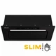 Кухонная вытяжка Weilor LUMINA WBG 65 BLACK MATTE, черная полновстраиваемая мощная вытяжка на кухню, 800 куб.м. - изображение 1