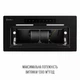 Кухонная вытяжка PERFELLI NUOVA 6QWRBM NERO SILENZIO, черная полновстраиваемая мощная вытяжка на кухню, 1300 куб.м. - изображение 7