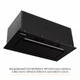 Кухонная вытяжка Weilor LUMINA WBG 68 BLACK MATTE, черная полновстраиваемая мощная вытяжка на кухню, 1200 куб.м. - изображение 5