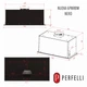Кухонная вытяжка PERFELLI NUOVA 6PWRBM NERO, черная полновстраиваемая мощная вытяжка на кухню, 1200 куб.м. - изображение 10