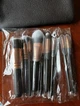 Набор кистей для макияжа ZOEVA Rose Golden Brush Collection Vol.1 Luxury 9 шт с клатчем - изображение 6