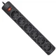 Power filtra 1.8м Defender DFS151, чорний, 6 розеток, з вимикачем - зображення 1