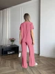 Жіночий легкий прогулянковий костюм (топ+штани) Uaclothes 50-52 Рожевий (like37673-181041358) - изображение 3