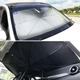 Автомобільна сонцезахисна парасолька на лобове скло UKC Brella Shield + чохол, чорний - зображення 5