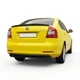 Накладка на бампер Skoda Octavia A5 2008-2013 Шкода Октавія А5 передній та задній спідниця губа канарди чорного кольору склопластик під фарбування. - зображення 7