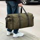Сумка дорожная Cross Green 55 л, цвет олива (хаки) со вставками из экокожи, Оксфорд 910Д, 63х32х27 см - изображение 10