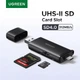 Багатофункціональний картридер 2-in-1 UGREEN CM304 USB-C, USB-A, SD/TF 170MB/s Black (80191) - зображення 12