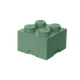 Pojemnik LEGO Klocek 4 Zielony oliwkowy (40031747) (5711938029616) - obraz 2