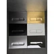 Панель змиву Koer KT-0608-12 240x160x10mm пластикова кнопка заокруглена (колір матове золото) (KR6126) - зображення 5