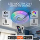 Люстра світлодіодна 517 Dlight RGB з пультом і колонкою 70Вт Білий (02151) - зображення 1