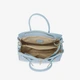 Сумка женская кожаная тоут большая Regina Notte Tote 4020 Голубой - изображение 4