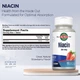 Ніацин KAL Niacin 25 mg 200 Micro Tablets (Strawberry) - зображення 2