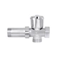 Кран приладовий Thermo Alliance Standart 3/4" В × 3/4" Н × 3/4" Н, триходовий, з подовжувачем 55 мм, хром - изображение 4