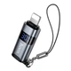 Адаптер переходник Hoco UA44 Lightning to Type-C metal gray - изображение 1
