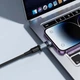 Адаптер переходник Hoco UA44 Lightning to Type-C metal gray - изображение 7