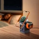 Бездротовий зарядний пристрій Hoco DWQ04 з колонкою та годинником, BT5.3, 1000mAh, 5h, metal gray - зображення 8