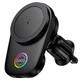 Автодержатель Hoco HW36 магнитный с беспроводной зарядкой 15W black - изображение 1
