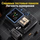 Тестер транзисторов FNIRSI LCR-P1, конденсаторов, электронных компонентов SMD, диод, триод, стабилитрон, диод Black - изображение 12