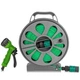 Садовый шланг для полива Garden Hose 4120 15 м на катушке с пистолетом распылителем на 7 режимов - изображение 1