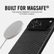 Чохол Ridge Carbon Case with Magsafe для Apple iPhone 17 Pro (A0349) Black - зображення 2