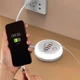 Сетевое зарядное устройство 50W 6в1 (4 USB + 2 Type-C) PD, быстрая зарядка, LED-подсветка, белый - зображення 5
