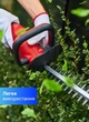 Аккумуляторный кусторез LUGI LUGIR красный 650 Вт для стрижки травы, кустов и деревьев (21-107-LUGIR) - изображение 4