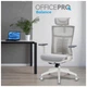 Офісне крісло OfficePro Balance OC620-W-LG-LG (OC620-W-LG-LG) OfficePro OC620-W-LG-LG 1039517 - зображення 2