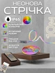 Світлодіодна неонова стрічка 10 м, підсвічування з Bluetooth керування з пульта та телефону USB LED Neon Rope Light RGB 5681 - зображення 1