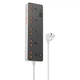 Мережевий подовжувач HOCO AC14A Rico 5-position socket(PD30W/1C3A) Black - зображення 1