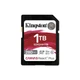 Карта памяти SDXC (UHS-II U3) Kingston Canvas React Plus 1Tb class 10 V60 (R280MB/s, W150MB/s) - изображение 1