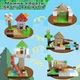Магнитный конструктор в стиле Minecraft 100 LKX-09 блоков Майнкрафт детские конструкторы для мальчиков - изображение 2