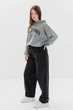 Джинси Baggy для дівчат підлітків Suzie 152 см чорні - изображение 4