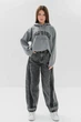 Джинси Baggy для дівчат підлітків Suzie 152 см сірі - изображение 1