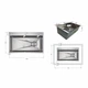 Lidz Handmade H7545 Мийка для кухні інтегрована Decor Honeycomb 3,0/1,0 мм LDH7545DEC48372 - зображення 2