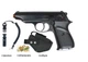 Стартовый пистолет SUR 2608 black (Walther PP) +тренчик+патроны+кобура - изображение 1