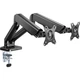 Настольное крепление для двух мониторов OfficePro MA502 17-32" Black - изображение 4