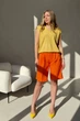 Жіноча жилетка з V-подібним вирізом Nenka M Жовтий (nenka3648-M) - изображение 1