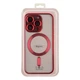Чехол TPU Metallic Full Camera с MagSafe для iPhone 12 Pro защитный красный - зображення 3